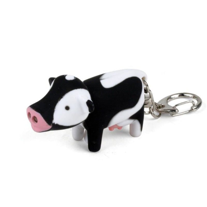 KIKKERLAND Keychain Cow LED Keychain