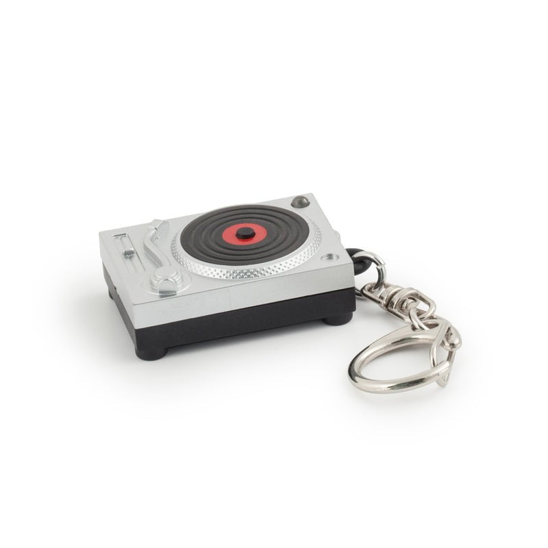 KIKKERLAND Keychain Turntable LED Keychain
