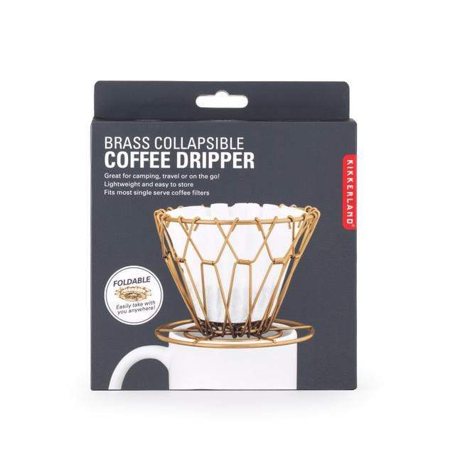 KIKKERLAND BRASS COLLAPSIBLE COFFEE DRIPPER - LOCAL FIXTURE