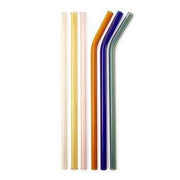 KIKKERLAND COLORFUL REUSABLE GLASS STRAWS - LOCAL FIXTURE