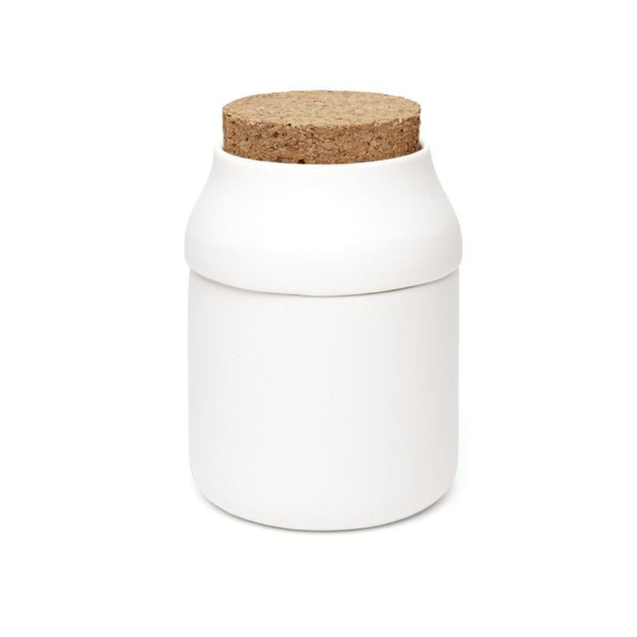 KIKKERLAND KITCHEN Large Ceramic Grinder & Jar | White
