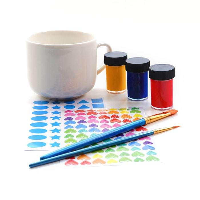KIKKERLAND MUG Decorate Your Own Mug Kit