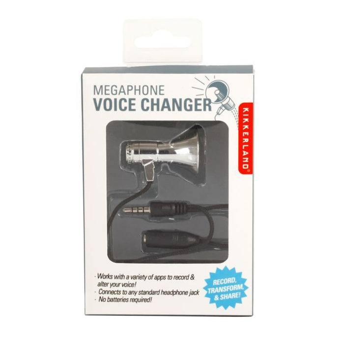 KIKKERLAND PHONE ACCESSORY Megaphone Voice Changer