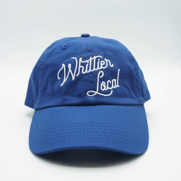 LF APPAREL HATS ROYAL Whittier Local Script Baseball Dad Hat