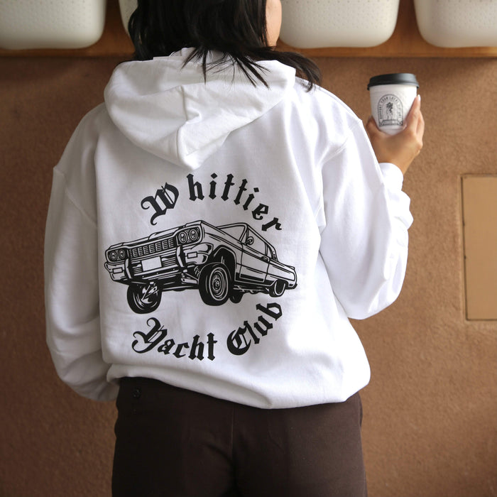 LF APPAREL Sweatshirt Small / White Whittier Yacht Club Unisex Champion Pullover Hoodie