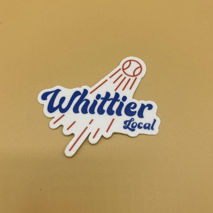 LF NOVELTY STICKER BASEBALL WHITTIER LOCAL STICKER