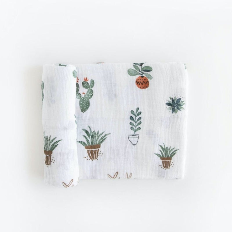 LITTLE UNICORN SWADDLE LITTLE UNICORN COTTON SWADDLE - PRICKLE POTS