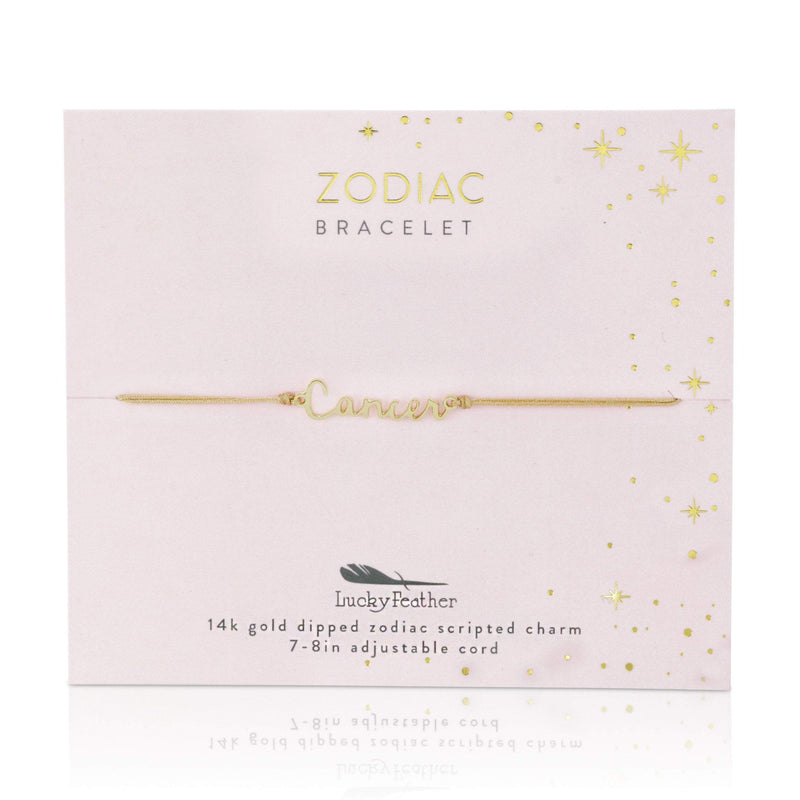 LUCKY FEATHER JEWELRY Zodiac Birthday Bracelets