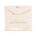 LUCKY FEATHER JEWELRY Celebrate Initial Necklace + Card Set