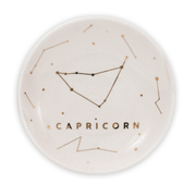 LUCKY FEATHER JEWELRY DISH CAPRICORN Zodiac Jewelry Dish