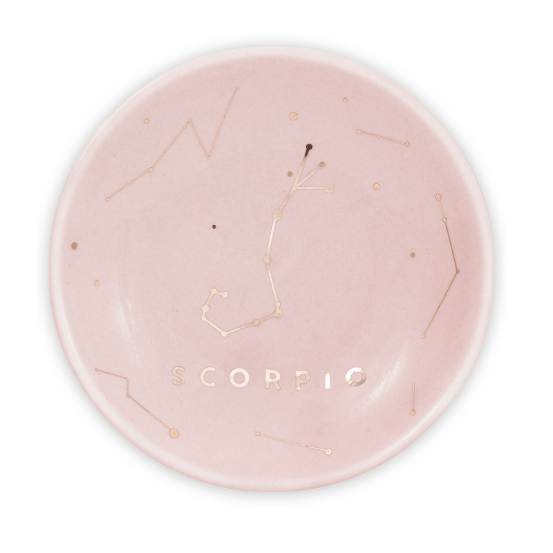 LUCKY FEATHER JEWELRY DISH SCORPIO Zodiac Jewelry Dish