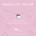 LUCKY FEATHER JEWELRY Love Heart AMAZING MOM Necklace