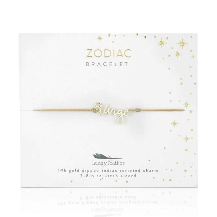 LUCKY FEATHER JEWELRY VIRGO Zodiac Birthday Bracelets