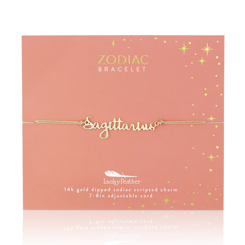 LUCKY FEATHER JEWELRY Zodiac Birthday Bracelets