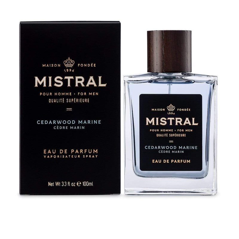 MISTRAL cologne Mistral Men's Cedarwood Marine Eau de Parfum