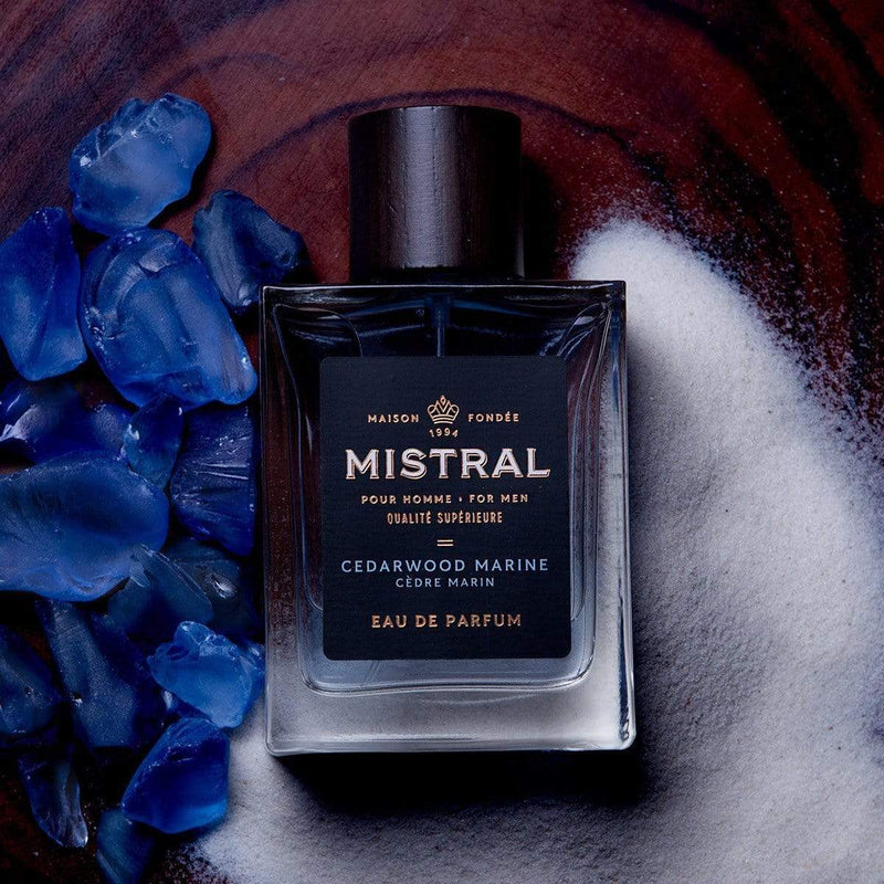 MISTRAL cologne Mistral Men's Cedarwood Marine Eau de Parfum