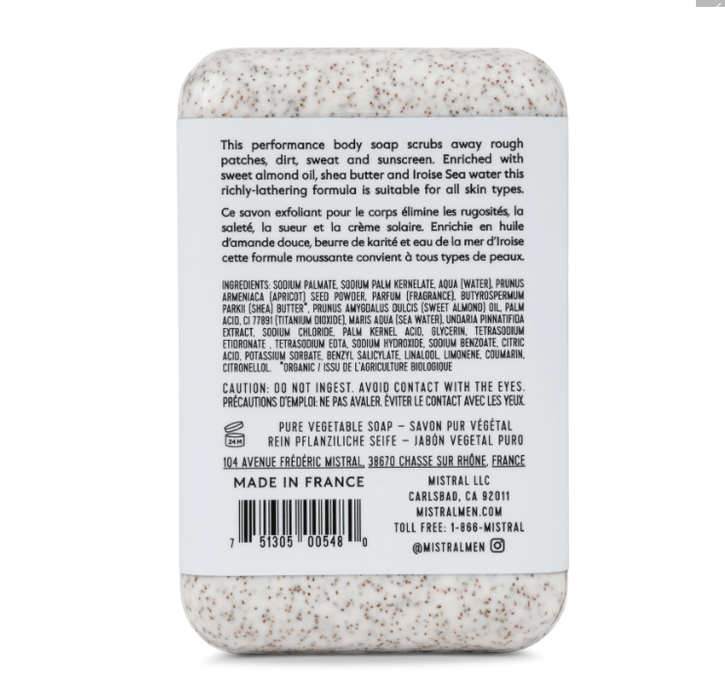 MISTRAL SOAP Mistral Exfoliating Bar Soap