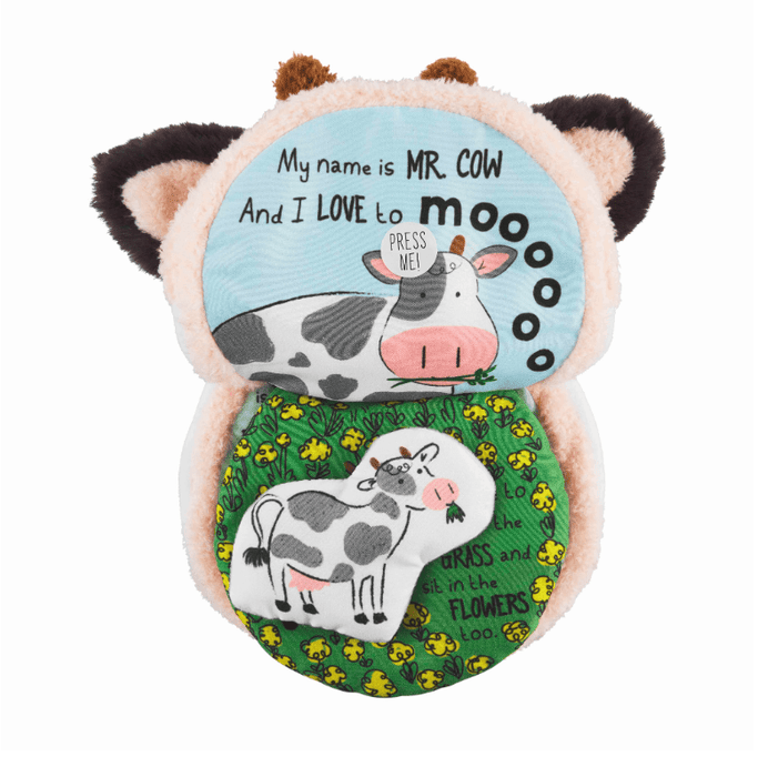 Mud Pie BABY ACCESSORIES Farm Animal Puppet Books