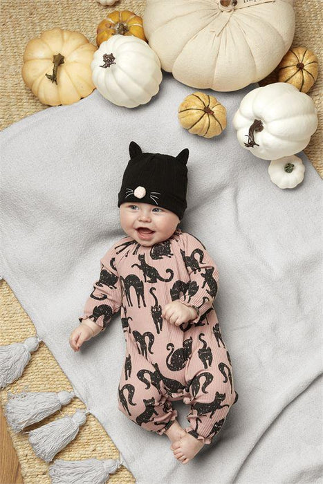 Mud Pie BABY Cat One-Piece And Hat