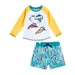 Mud Pie BABY CLOTHES Fishing Rash Guard & Swim Trunk Set