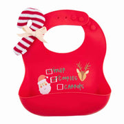 Mud Pie BIB Candy Cane Bib & Rattle Sets