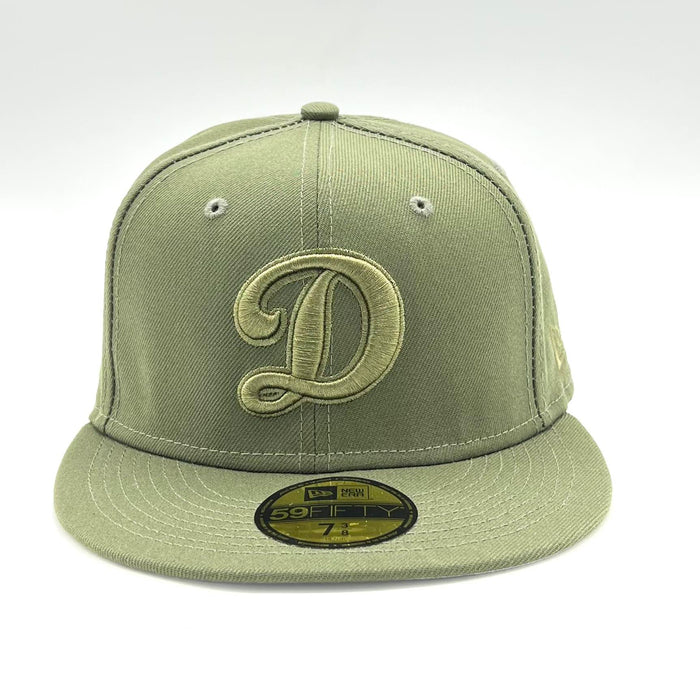 NEW ERA HATS Los Angeles Dodgers 59Fifty Fitted Olive