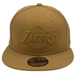 NEW ERA HATS Los Angeles Lakers New Era 59Fifty Fitted Camel Hat