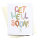 ONDERKAST STUDIO CARD Get Well Soon Balloons Greeting Card