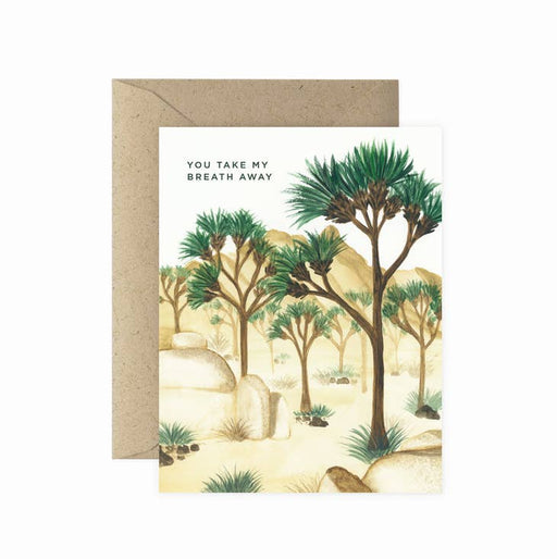 PAPER ANCHOR CO. CARDS Breath Away Joshua Tree | Love Greeting Card