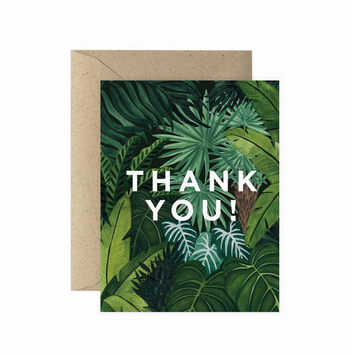 PAPER ANCHOR CO. CARDS Jungle Thank You Greeting Card