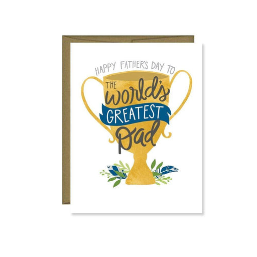 PEN & PAINT CARDS Happy Father's Day To The World's Greatest Dad Card