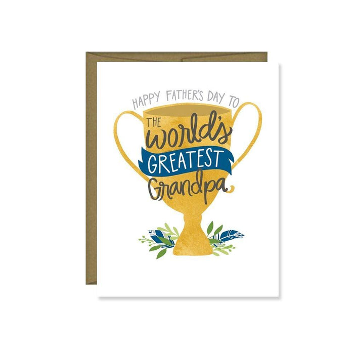 PEN & PAINT CARDS Happy Father's Day To The World's Greatest Grandpa Card