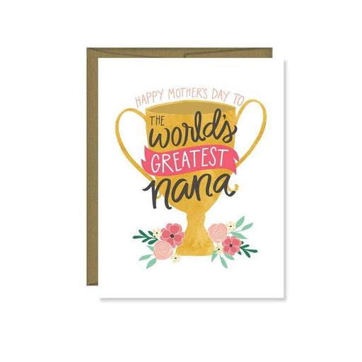 PEN & PAINT CARDS Happy Mother's Day World's Greatest Nana Card
