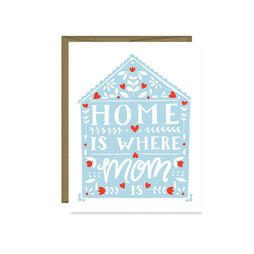 PEN & PAINT CARDS Home Is Where Mom Is Mother's Day Card