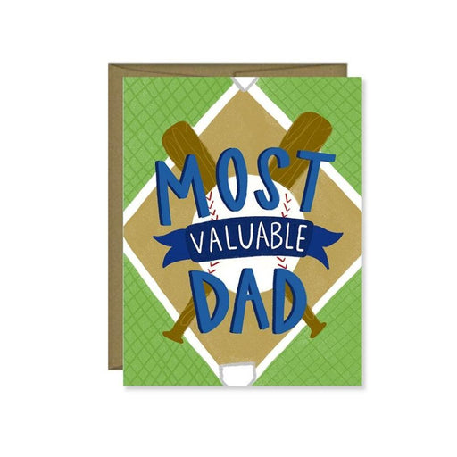 PEN & PAINT CARDS Most Valuable Dad Card