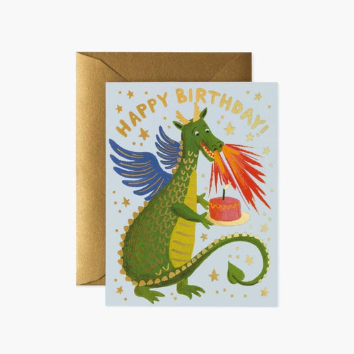 RIFLE PAPER COMPANY CARDS Birthday Dragon Card