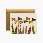 RIFLE PAPER COMPANY CARDS Congrats Pennants Card