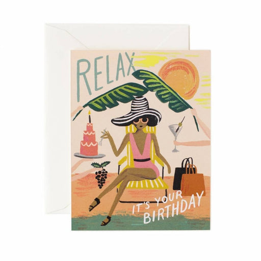 RIFLE PAPER CO. RELAX CARD - LOCAL FIXTURE