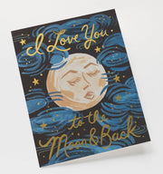 RIFLE PAPER CO. TO THE MOON AND BACK CARD - LOCAL FIXTURE