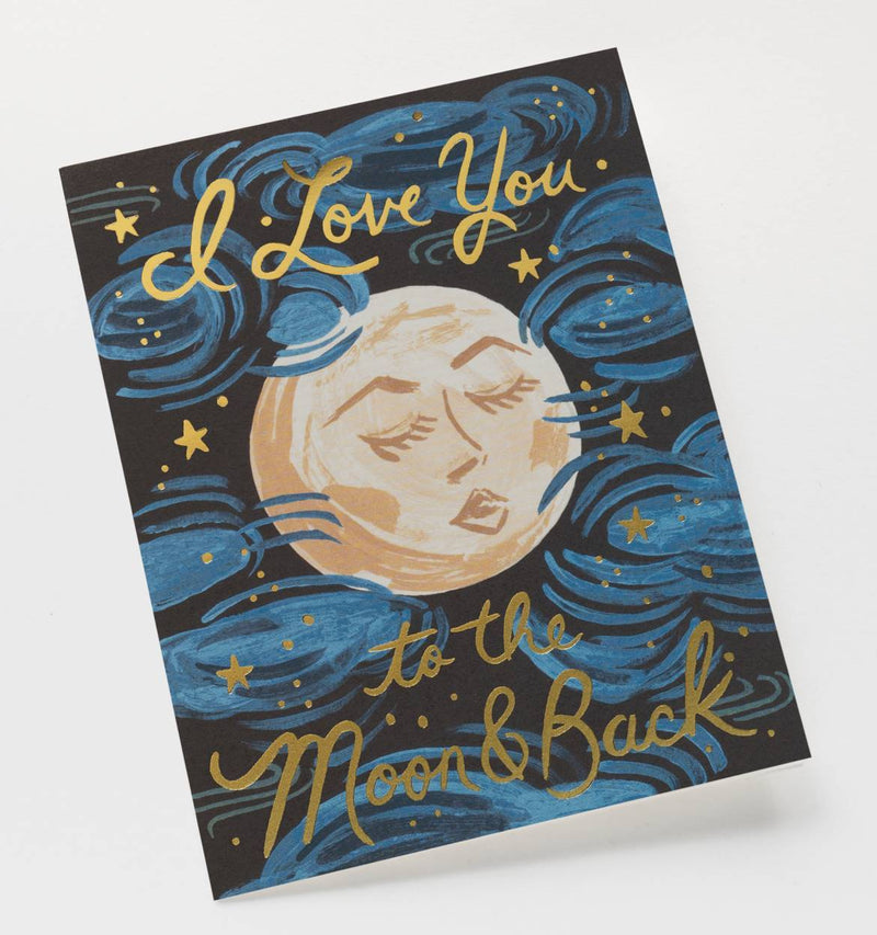 RIFLE PAPER CO. TO THE MOON AND BACK CARD - LOCAL FIXTURE
