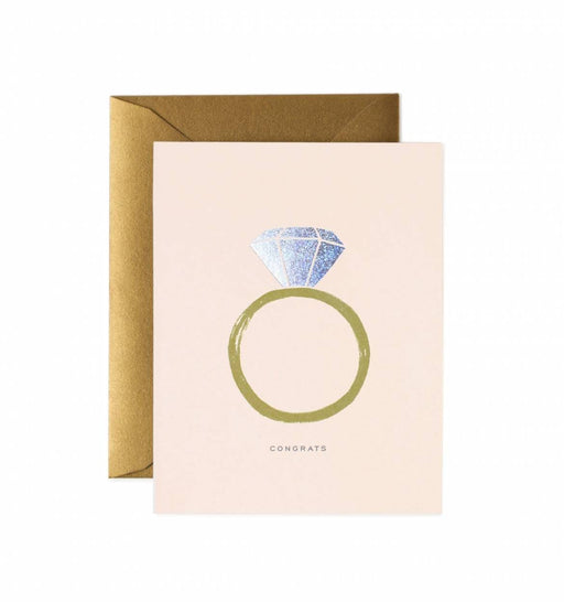 RIFLE PAPER CO. WEDDING GREETING CARD CONGRATS ENGAGEMENT - LOCAL FIXTURE