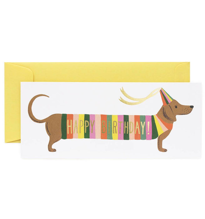 RIFLE PAPER HOT DOG BIRTHDAY CARD - LOCAL FIXTURE