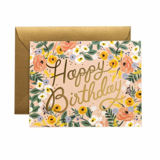 RIFLE PAPER COMPANY CARDS Rose Birthday Card
