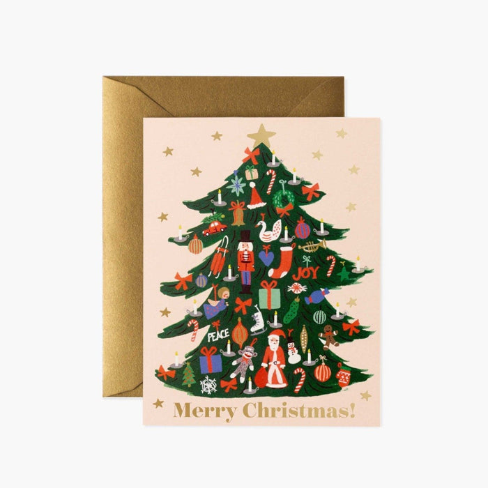 RIFLE PAPER COMPANY CARDS Trimmed Tree Card