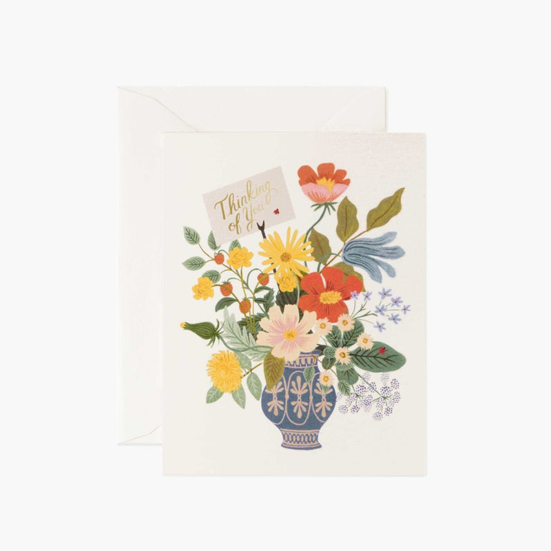 RIFLE PAPER COMPANY Greeting & Note Cards Thinking of You Bouquet Greeting Card