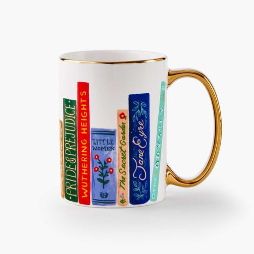RIFLE PAPER COMPANY MUG Book Club Porcelain Mug