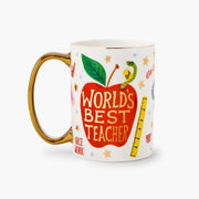 RIFLE PAPER COMPANY MUG World's Best Teacher Mug