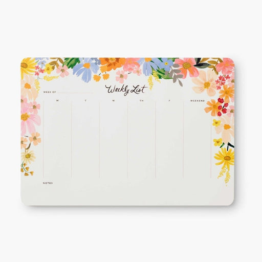 RIFLE PAPER COMPANY NOTEPAD Marguerite | Weekly Desk Pad