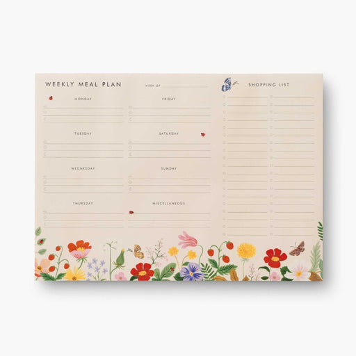 RIFLE PAPER COMPANY PLANNER Strawberry Fields Weekly Meal Planner