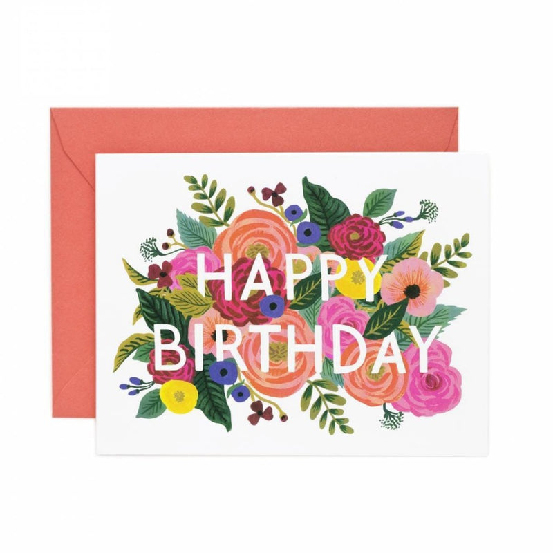 RIFLE PAPER JULIET ROSE BIRTHDAY CARD - LOCAL FIXTURE
